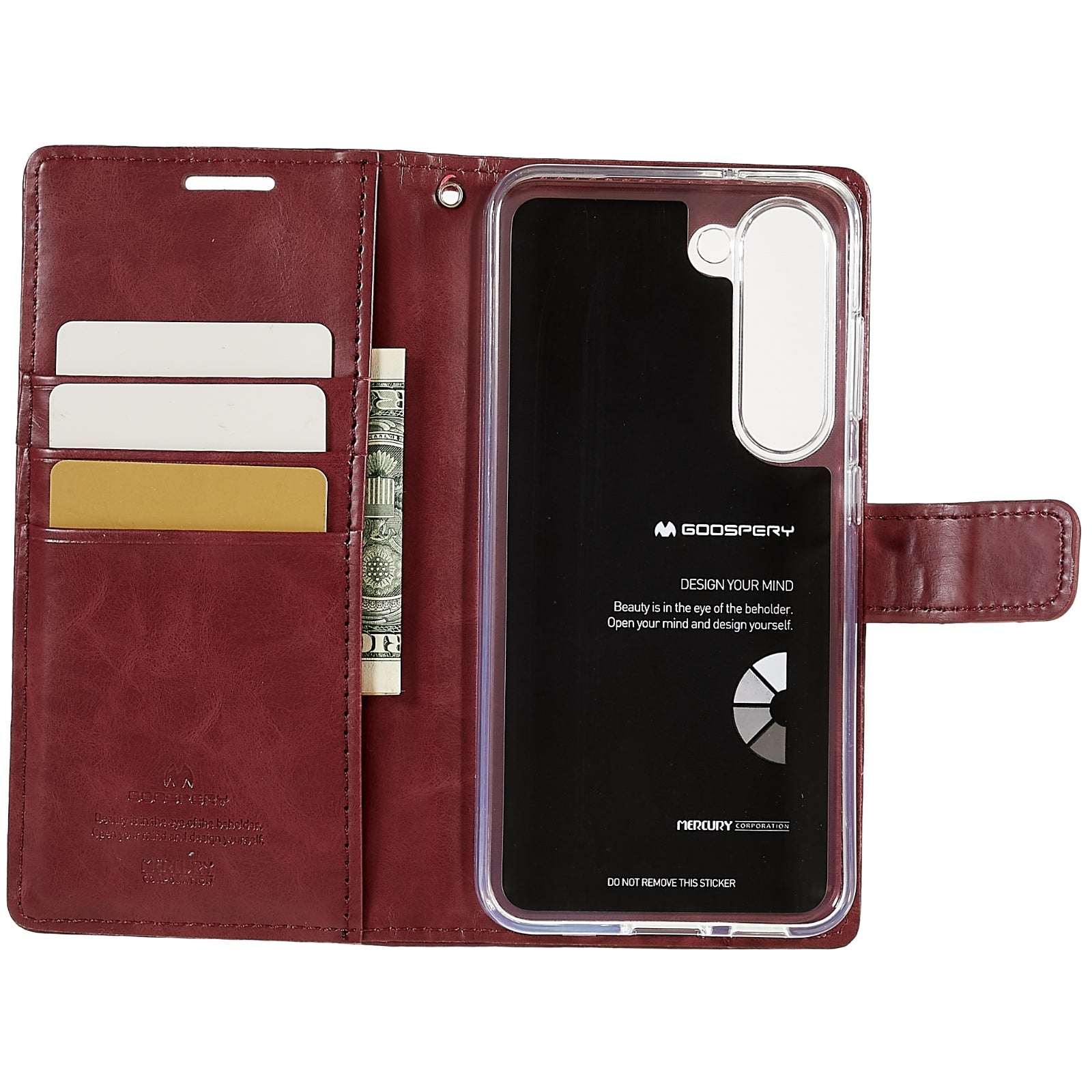 MERCURY GOOSPERY Blue Moon Phone Case for Samsung Galaxy S23 PU Leather Wallet Style Stand Flip Magnetic Cover MERCURY GOOSPERY Blue Moon Phone Case for Samsung Galaxy S23 PU Leather Wallet Style Stand Flip Magnetic Cover